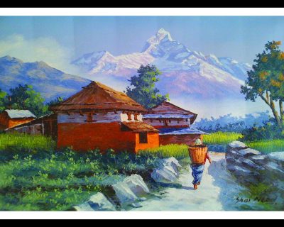 smaill village nepal